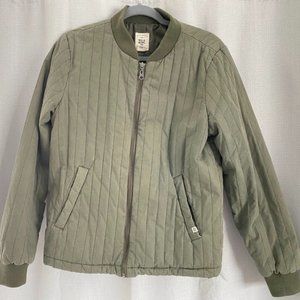 Quilted Bomber Jacket